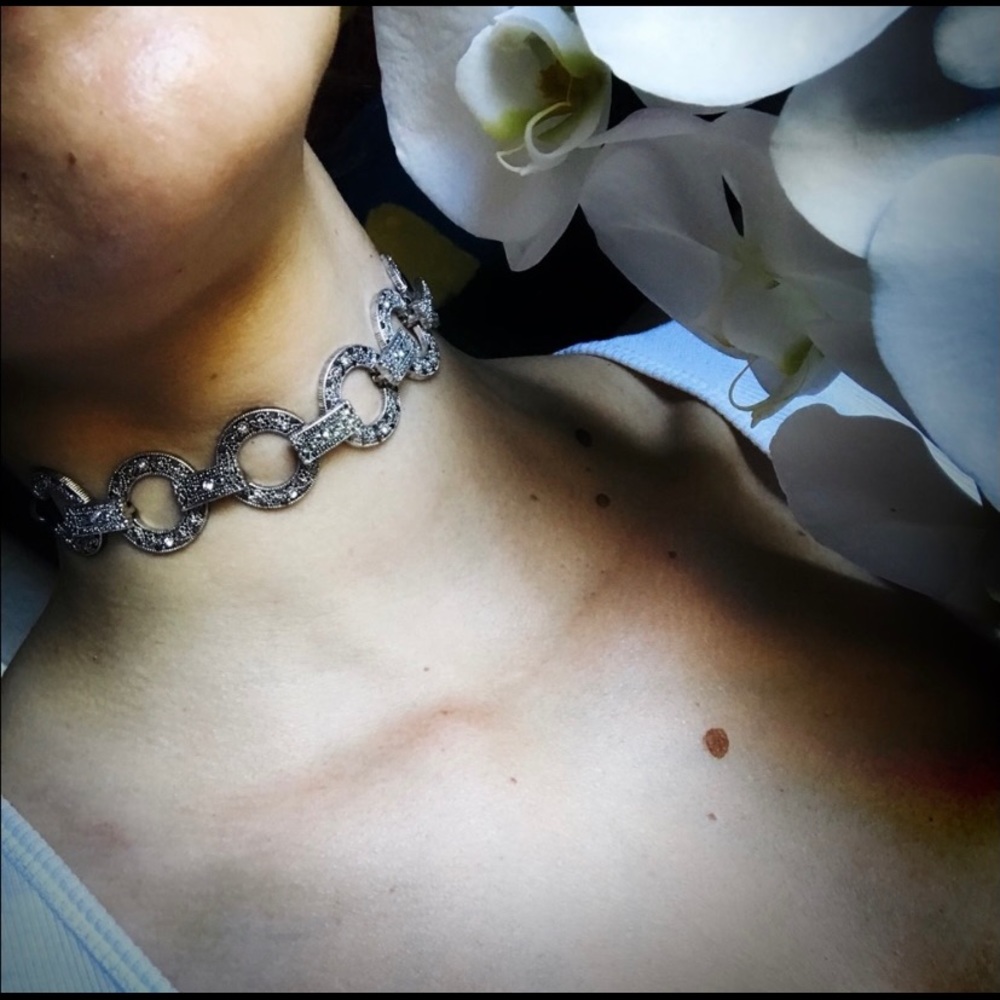 TopShop Metal Circle Choker